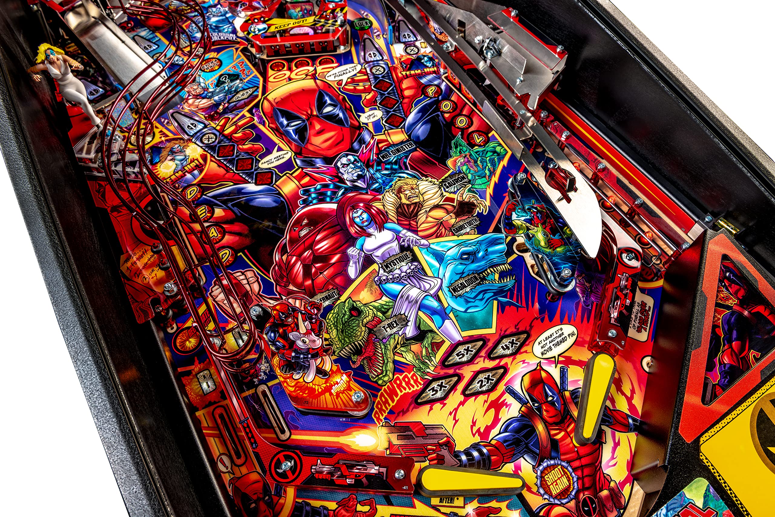 Stern Pinball Deadpool Arcade Pinball Machine with Insider Connected, Premium Edition