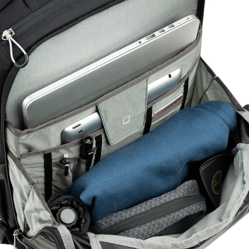 Think Tank BackLight 36L Camera Daypack Backpack for DSLR, Mirrorless, Photography and Video - Slate Black