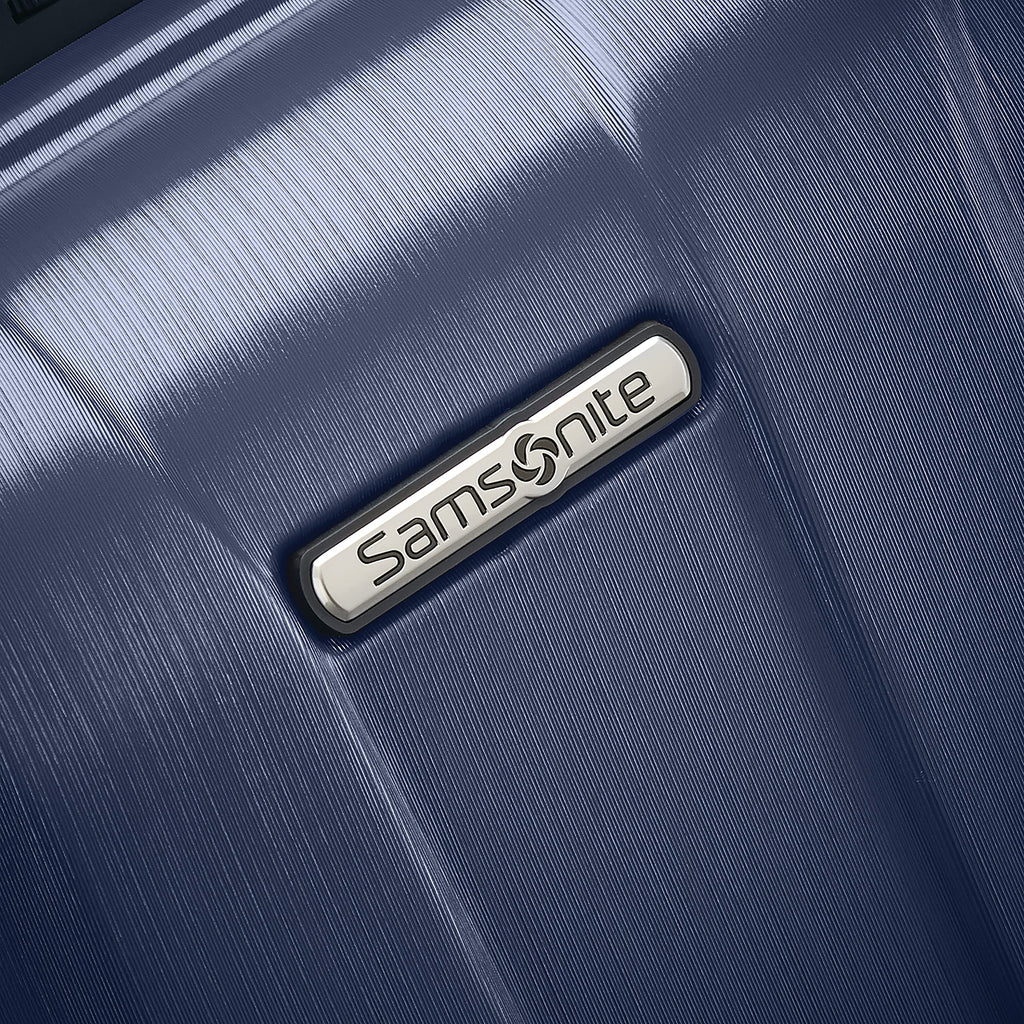 Samsonite Centric 2 Hardside Expandable Luggage with Spinner Wheels, True Navy, Checked-Large 28-Inch
