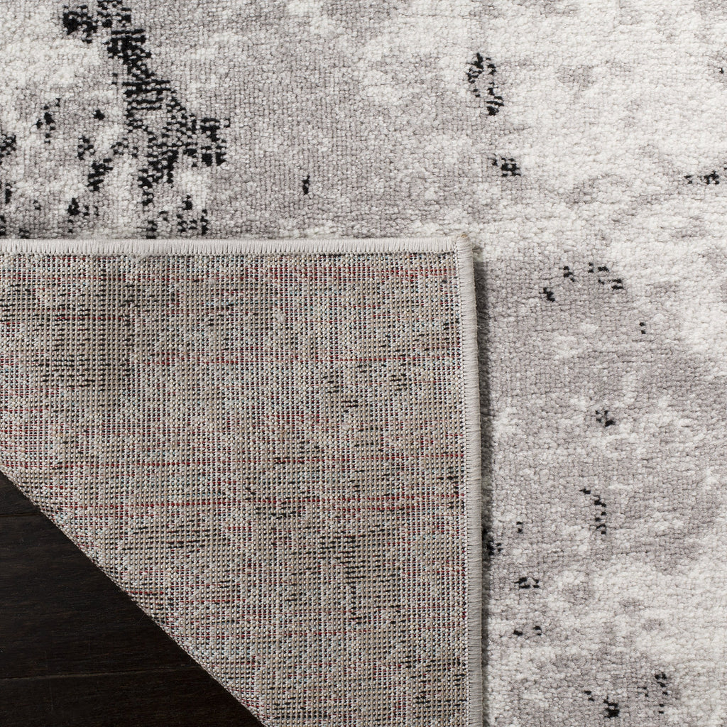 SAFAVIEH Skyler Collection Area Rug - 10' x 14', Grey & Ivory, Modern Abstract Design, Non-Shedding & Easy Care, Ideal for High Traffic Areas in Living Room, Bedroom (SKY186K)