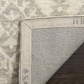 SAFAVIEH Area Rug 8x10 - Micro-Loop Collection - Large - Light Grey, Handmade Wool, Trellis Pattern, Ideal for Living Room, Bedroom, Office, Dining Space (MLP210A)