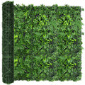 DOPGIB Artificial Green Boxwood Grass Wall Roll: 60"x128"(53.5 SQFT) UV Protected Ivy Privacy Hedge Fence Screen for Chain Link Fences Panel Indoor,Outdoor Patio Balcony & Garden