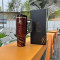 Big Cat Leopard Print Stanley Quencher Tumbler 40oz with Gift Box – Insulated Travel Mug with Handle & Straw