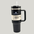 Black Stanley Quencher 40oz Stainless Steel Vacuum Insulated Tumbler with Handle & Straw