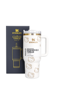 Stanley x Hello Kitty Quencher H2.0 FlowState Tumbler – Classic White Limited Edition Insulated Travel Mug with Handle & Straw