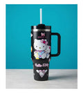 Damao Black Hello Kitty Stanley Style 40oz Tumbler with Handle & Straw