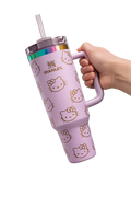 Stanley x Hello Kitty Light Lavender Purple Quencher Tumbler with Handle & Straw – 40oz